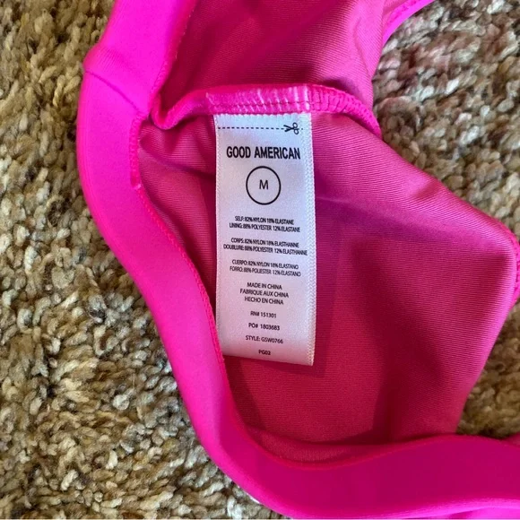 Good American Neon Pink Bikini Small Medium - Picture 9 of 11